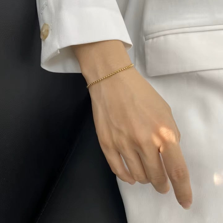 Minimalist Snake Chain Bracelets for Women