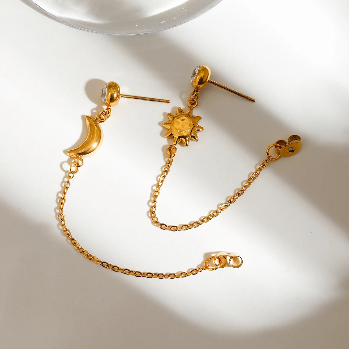 Sun and Moon Earrings