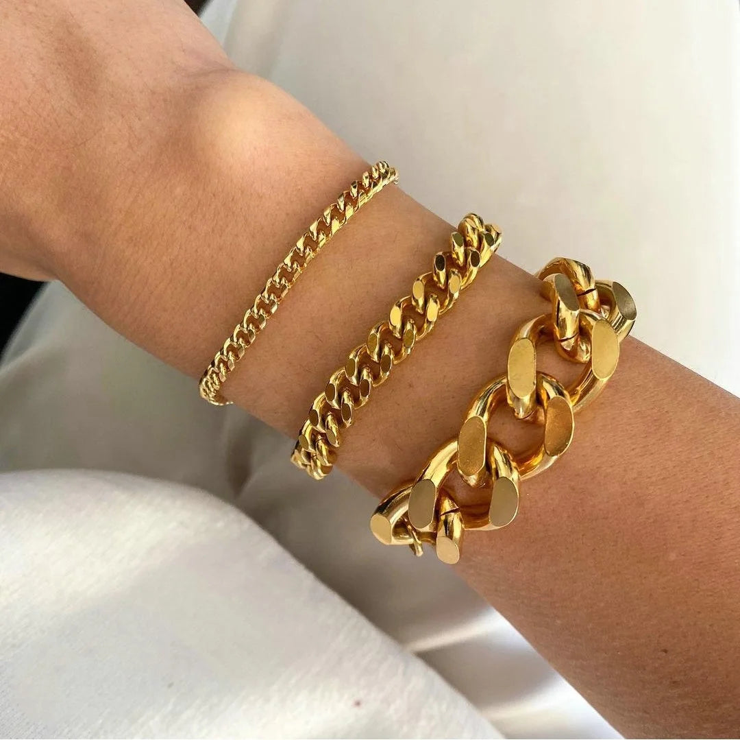 Cuban Chain Bracelets For Women