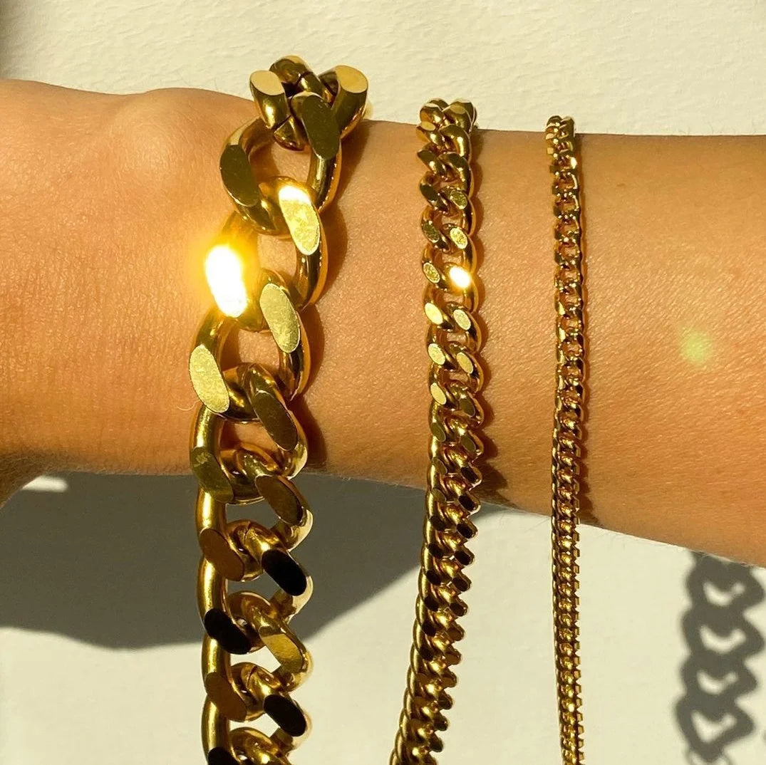 Cuban Chain Bracelets For Women