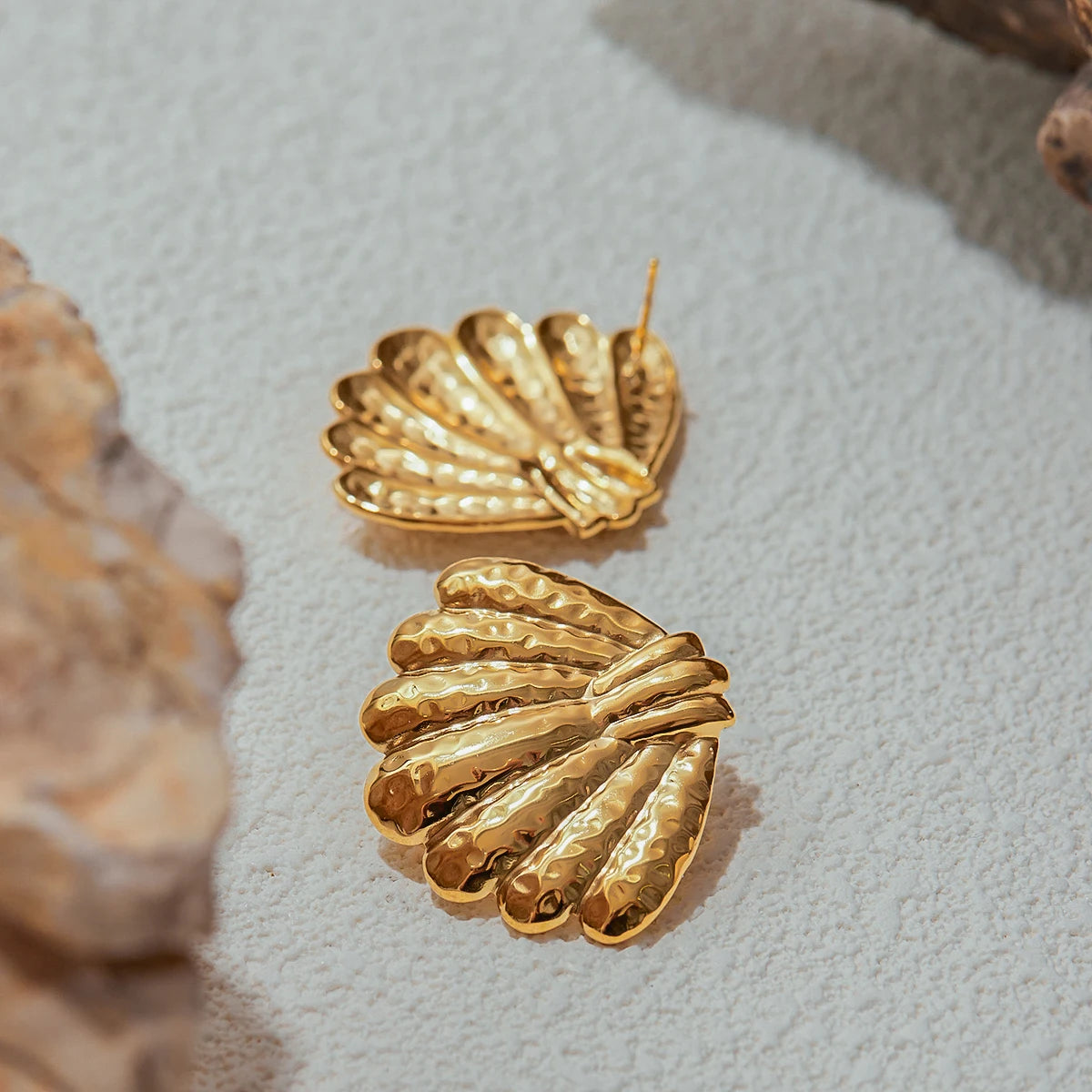 Beach Shells Stud Earrings
