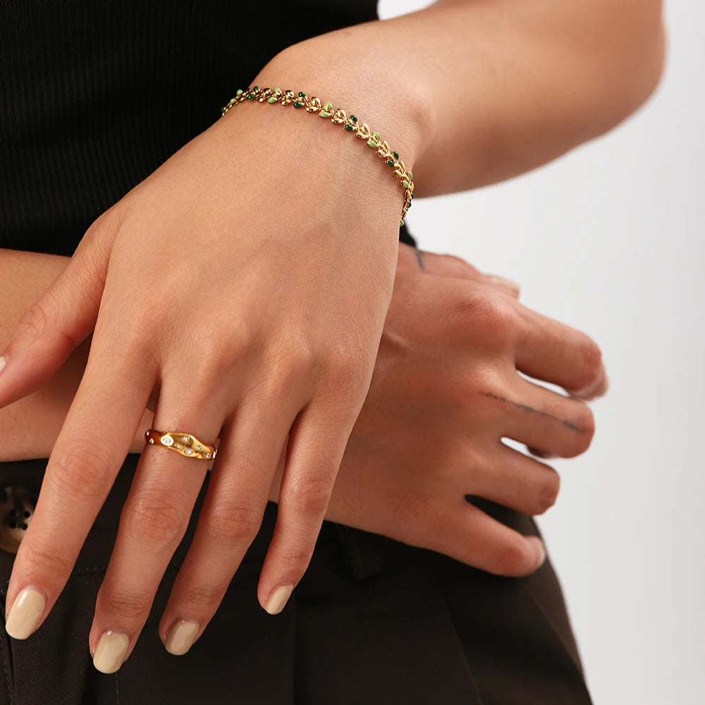 Olive Leaf Bracelet