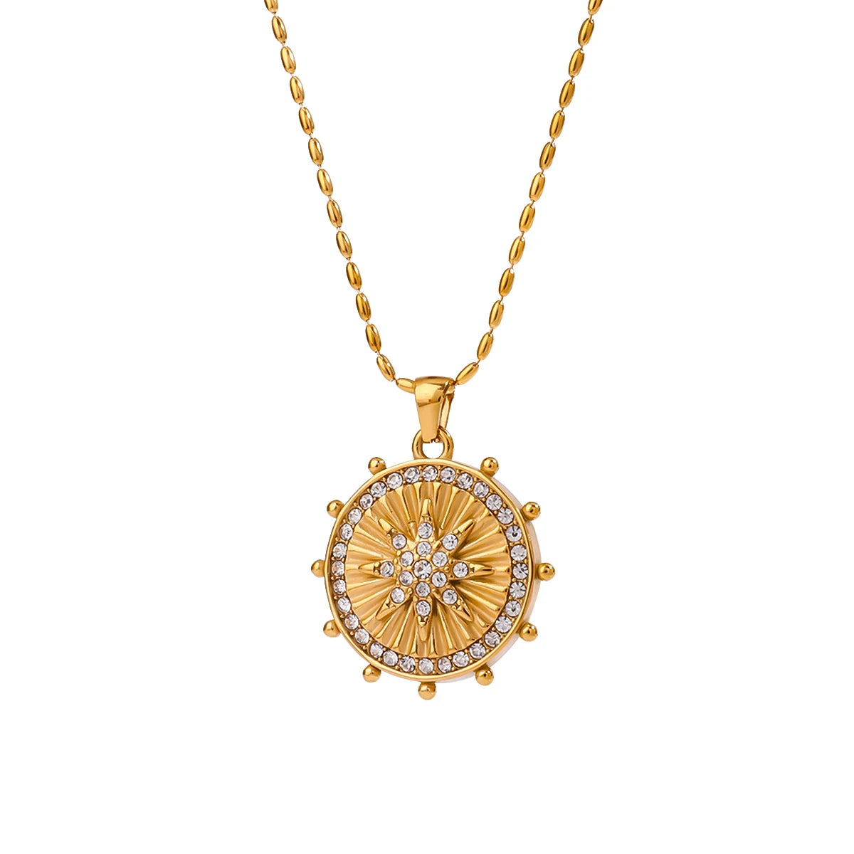 Star Compass Pendant Necklace