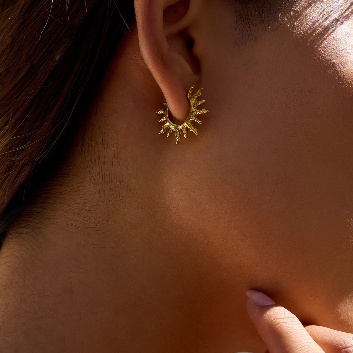 Hollow Sun Earrings