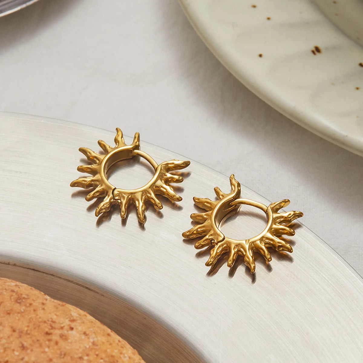 Hollow Sun Earrings