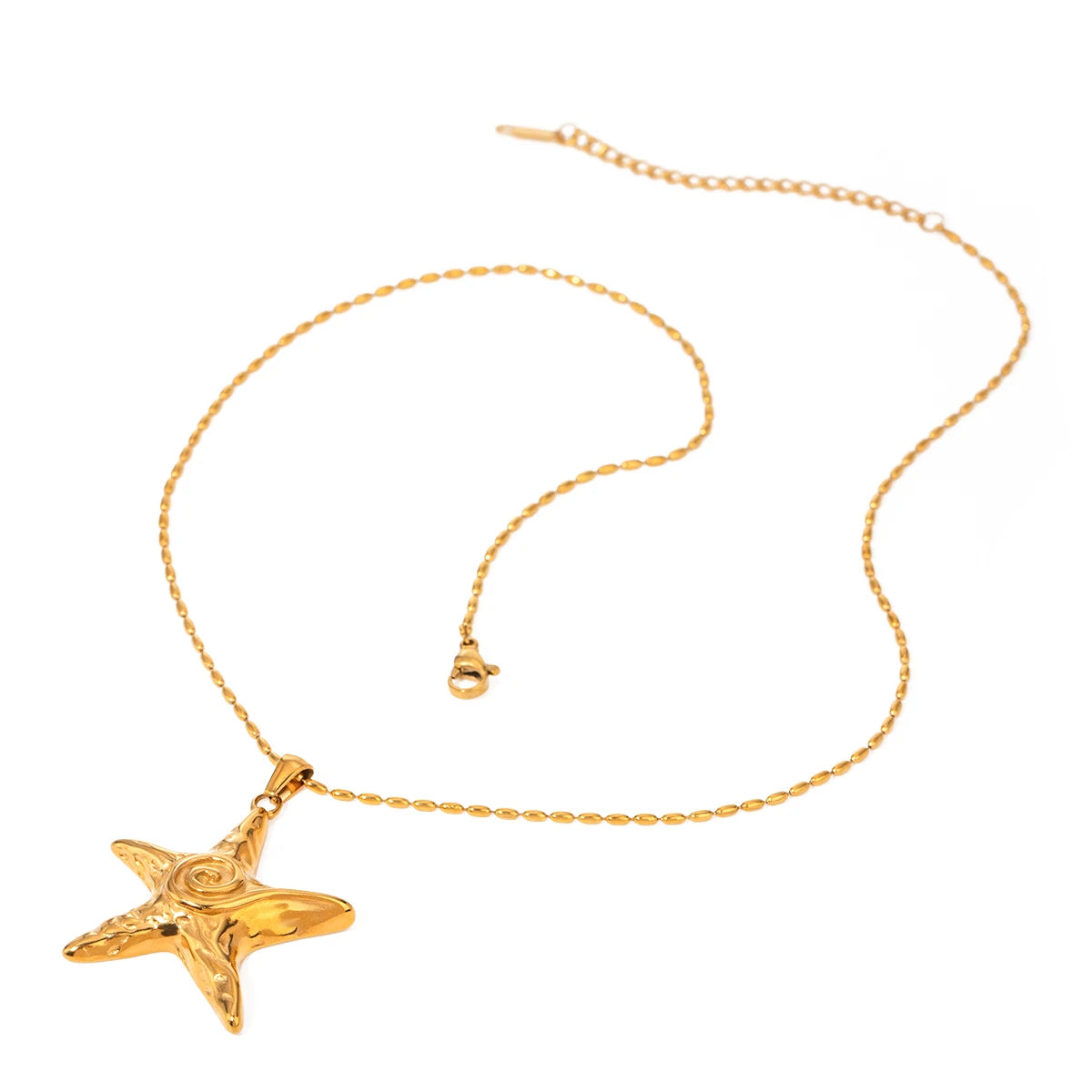 Spiraling Star Necklace