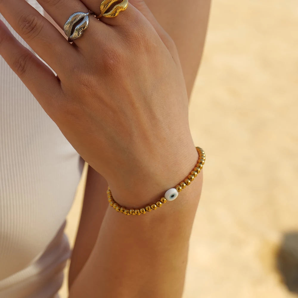 Ball Chain Enchanted Eye Bracelet