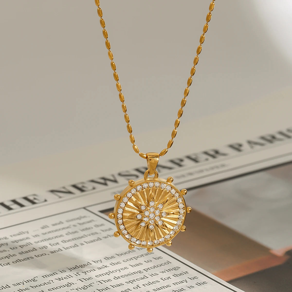 Star Compass Pendant Necklace