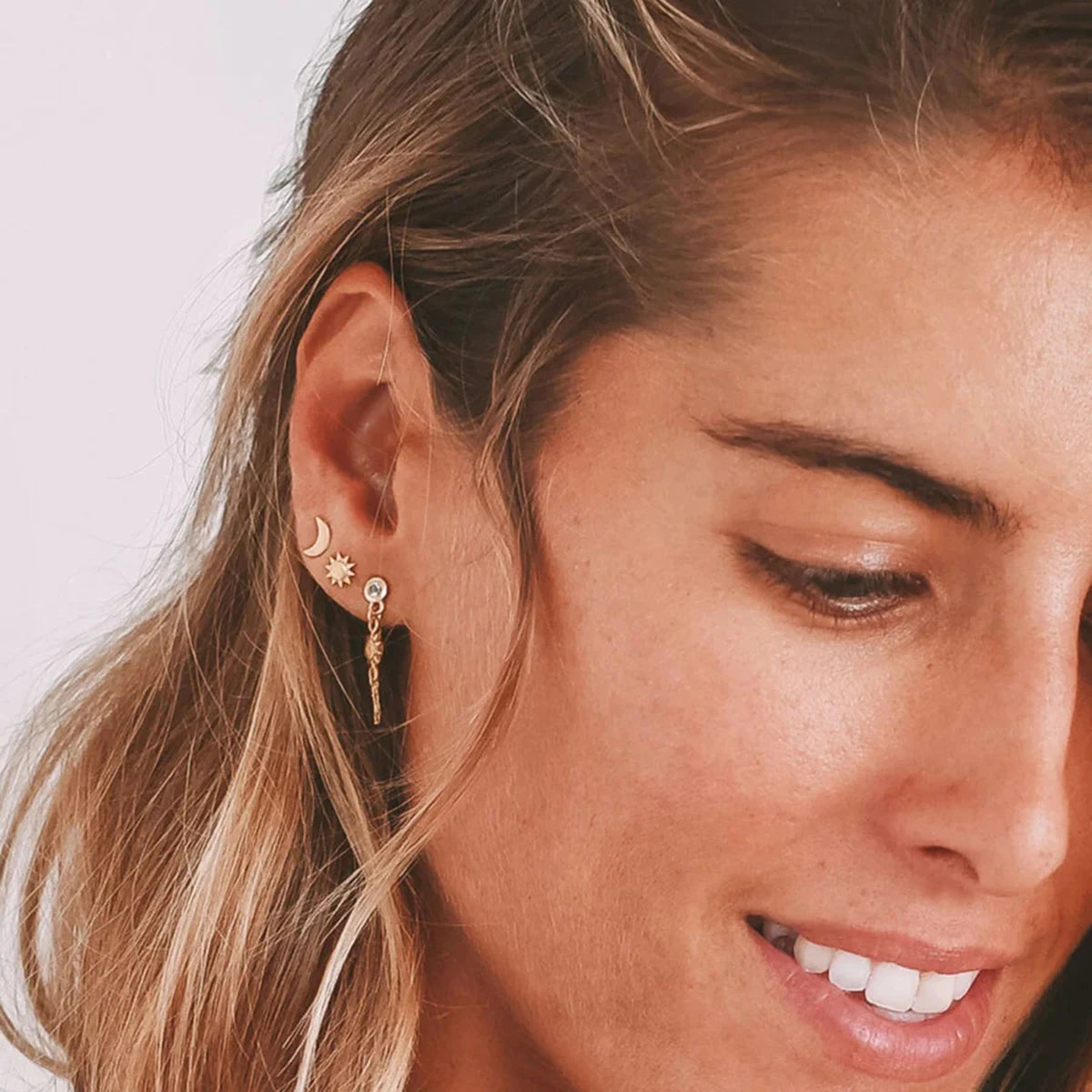 Sun and Moon Earrings
