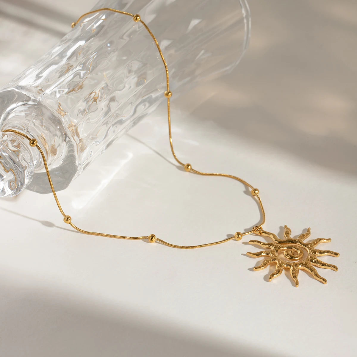 Spiraling Sun Pendant