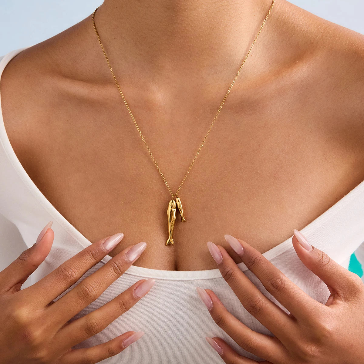 Lucky Two Fish Necklace