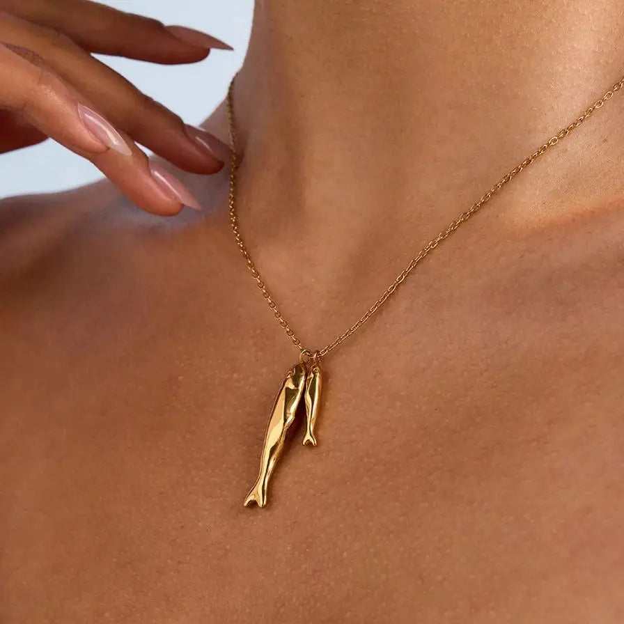 Lucky Two Fish Necklace