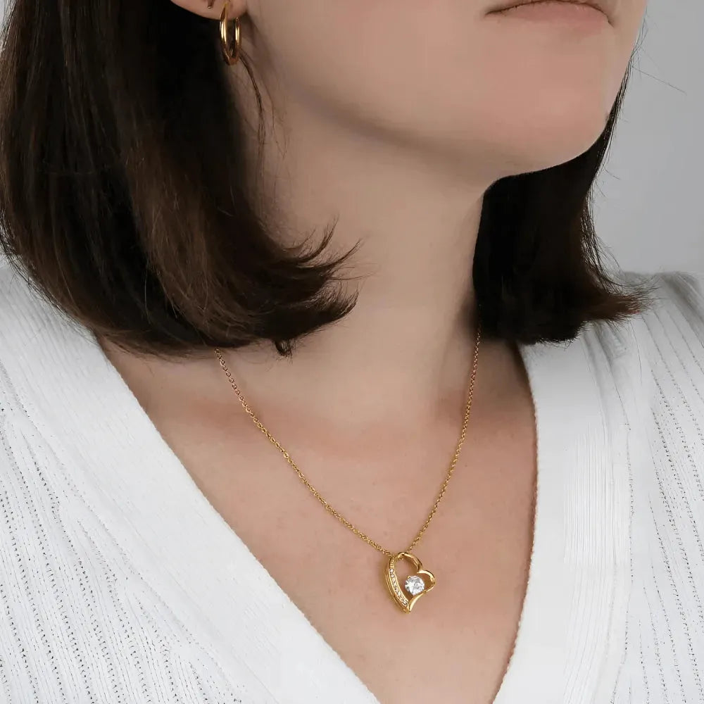 Âme sœur - Je t'aime pour toujours - Collier en cœur - Radiant Memories