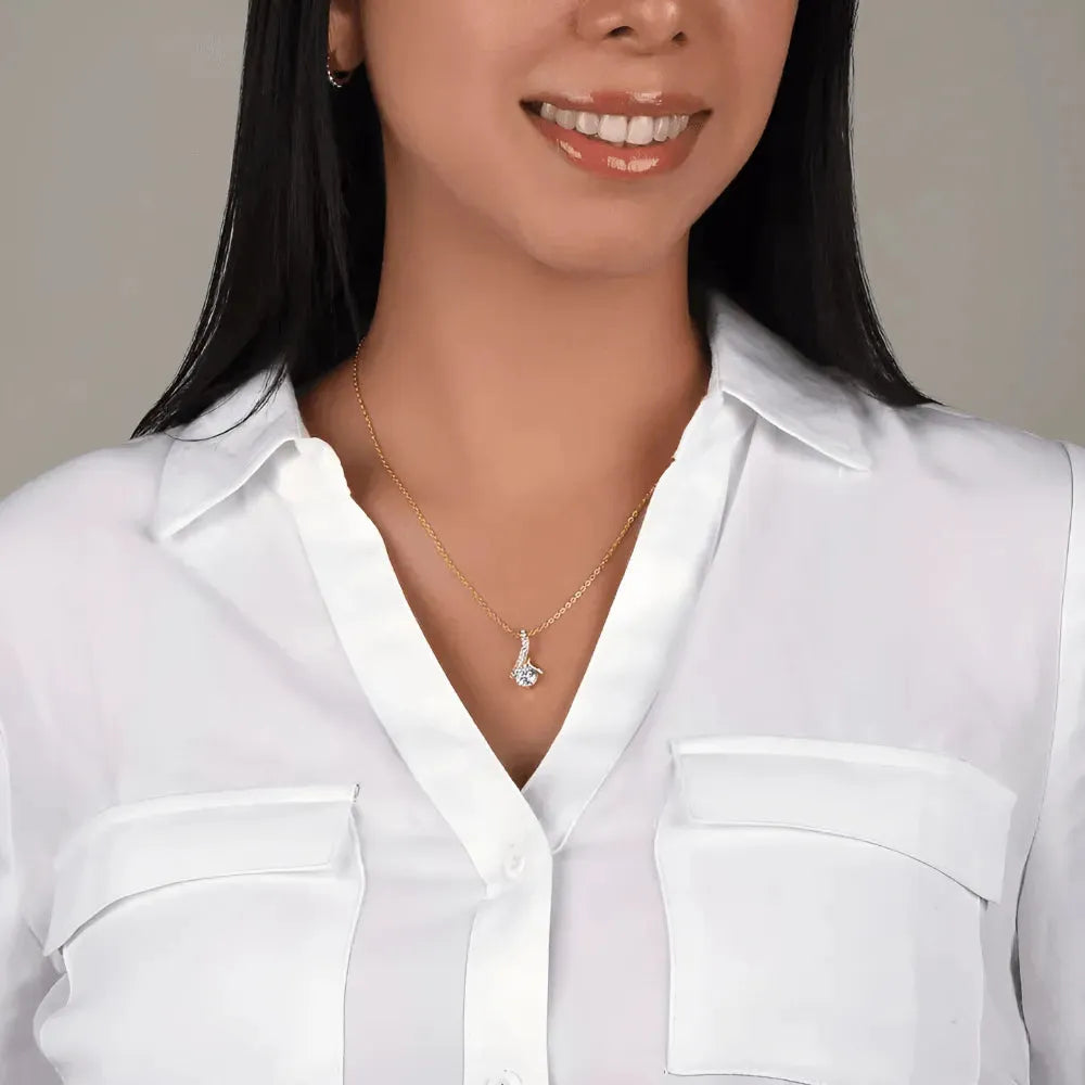 Hija - Orgullosa de ti - Collar Abrazo