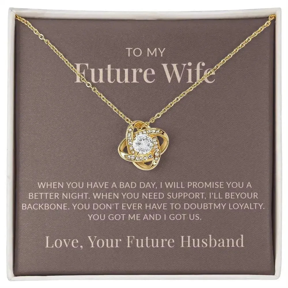 Future Wife - Always Be There - Commitment Necklace - Radiant Memories