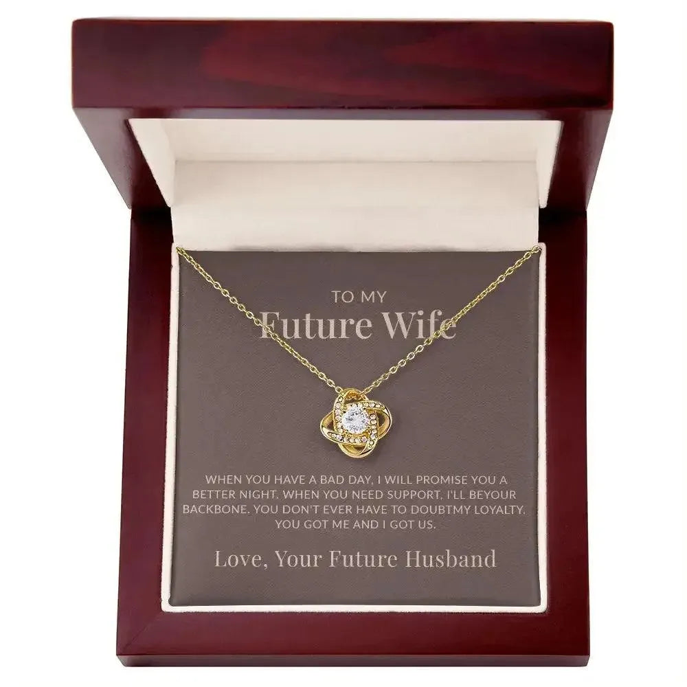 Future Wife - Always Be There - Commitment Necklace - Radiant Memories