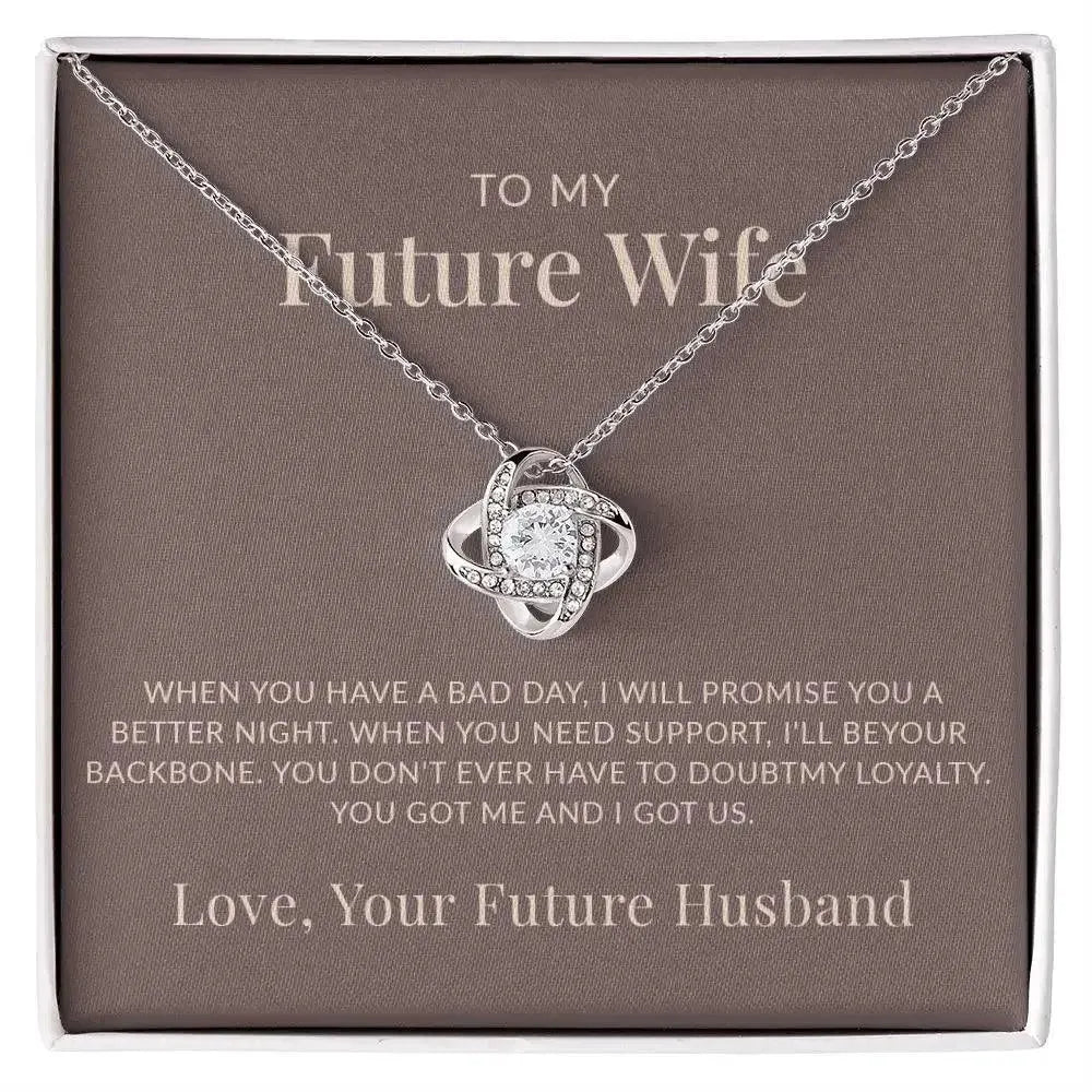 Future Wife - Always Be There - Commitment Necklace - Radiant Memories