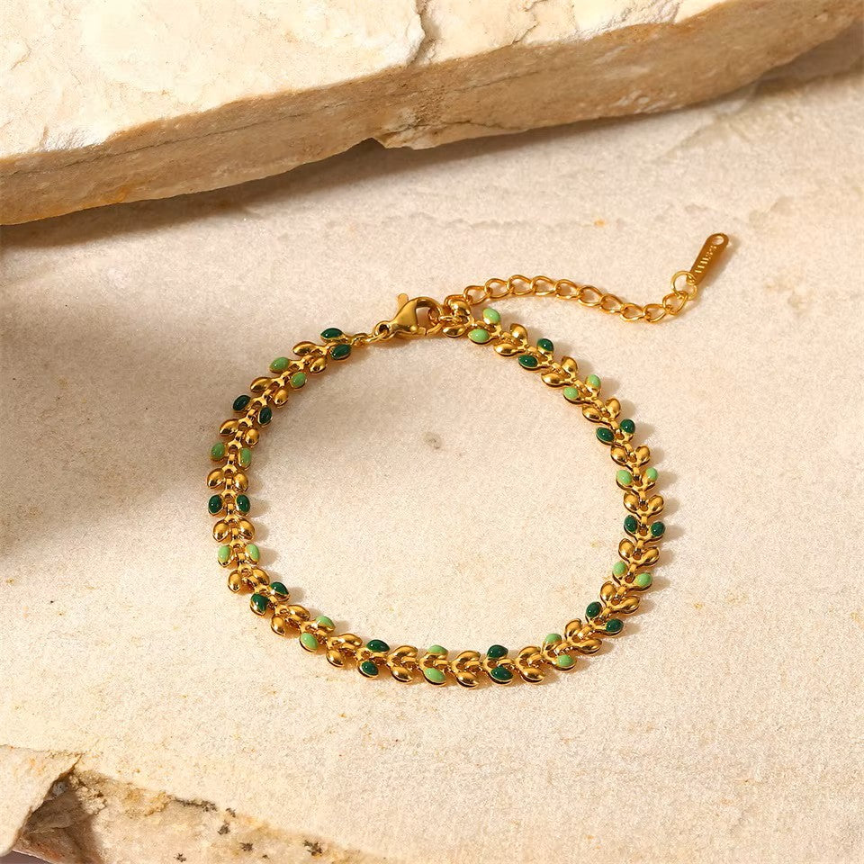 Olive Leaf Bracelet