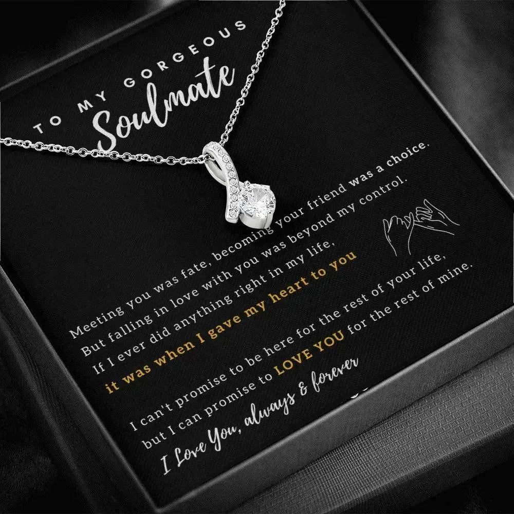 Soulmate - Love at First Sight - Beautiful - Love Necklace - Radiant Memories