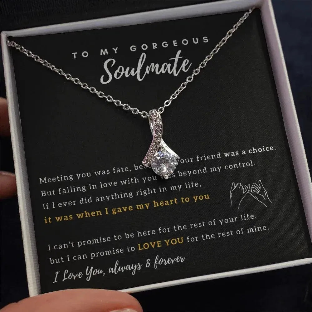 Soulmate - Love at First Sight - Beautiful - Love Necklace - Radiant Memories