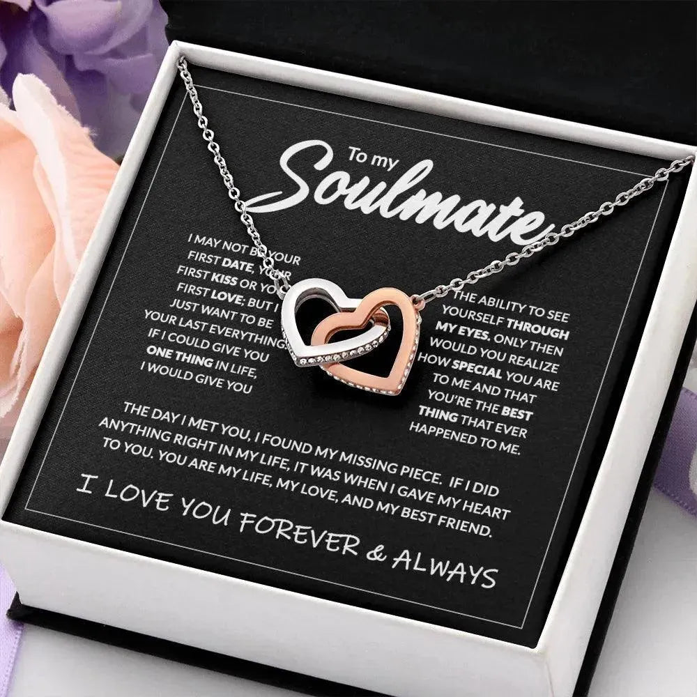 Soulmate - You Complete Me - Love Necklace - Radiant Memories
