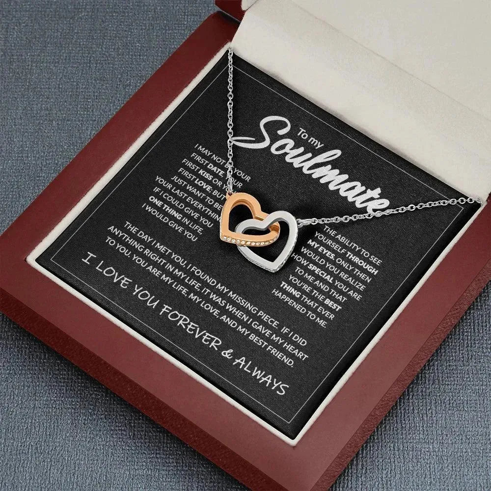 Soulmate - You Complete Me - Love Necklace - Radiant Memories