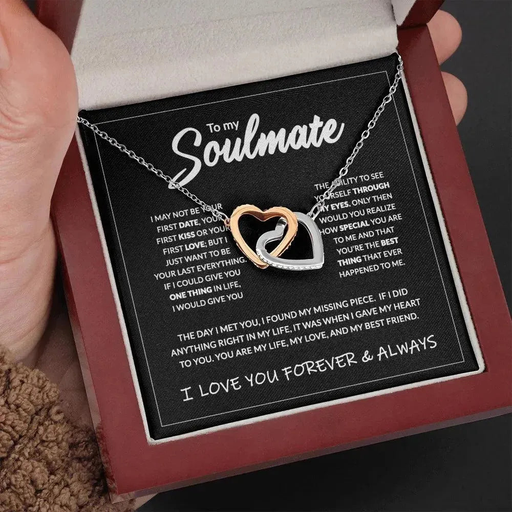 Soulmate - You Complete Me - Love Necklace - Radiant Memories