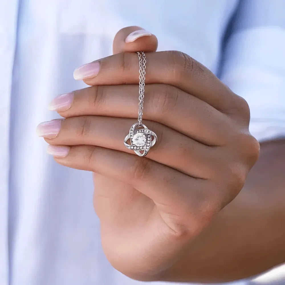 To My Love - I'm not Perfect but No One Loves You More Than I Do - Knot Necklace - Radiant Memories