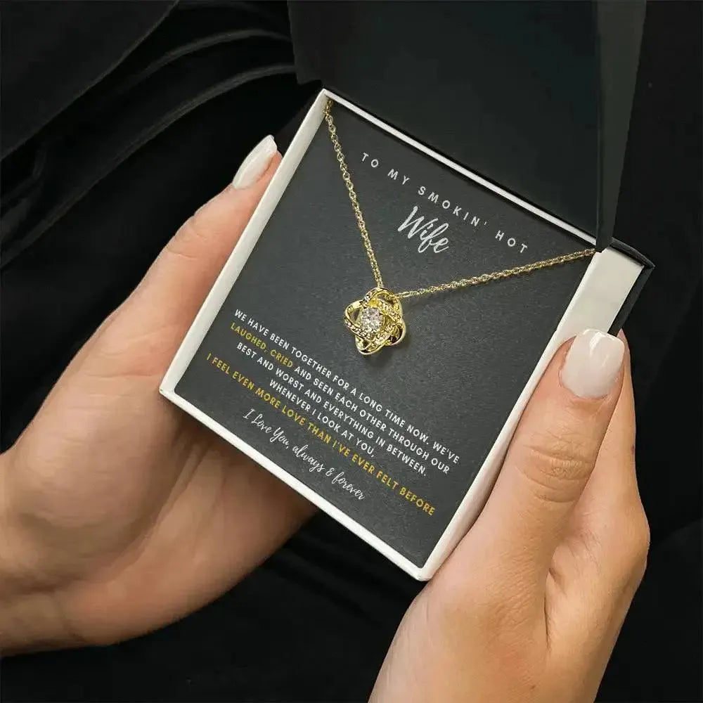 Wife - Did Everything Together - Anniversary Love Necklace - Radiant Memories
