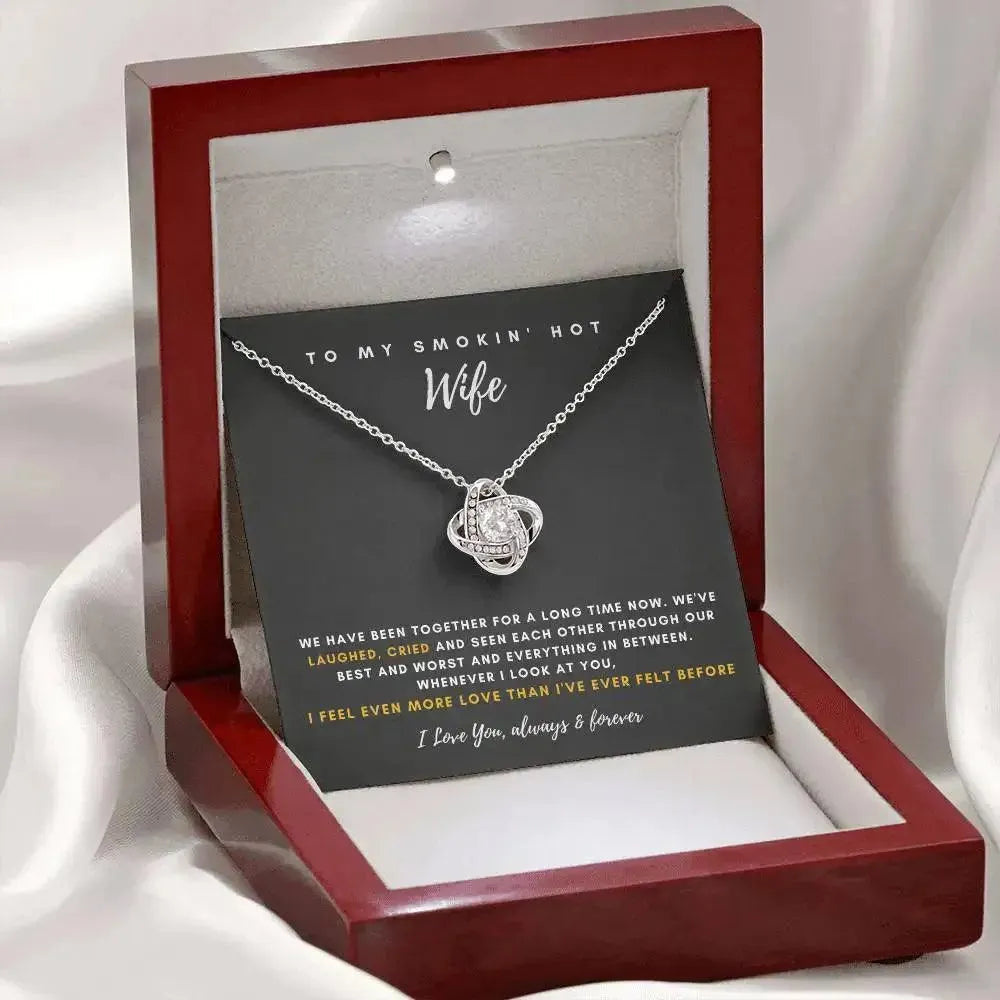 Wife - Did Everything Together - Anniversary Love Necklace - Radiant Memories