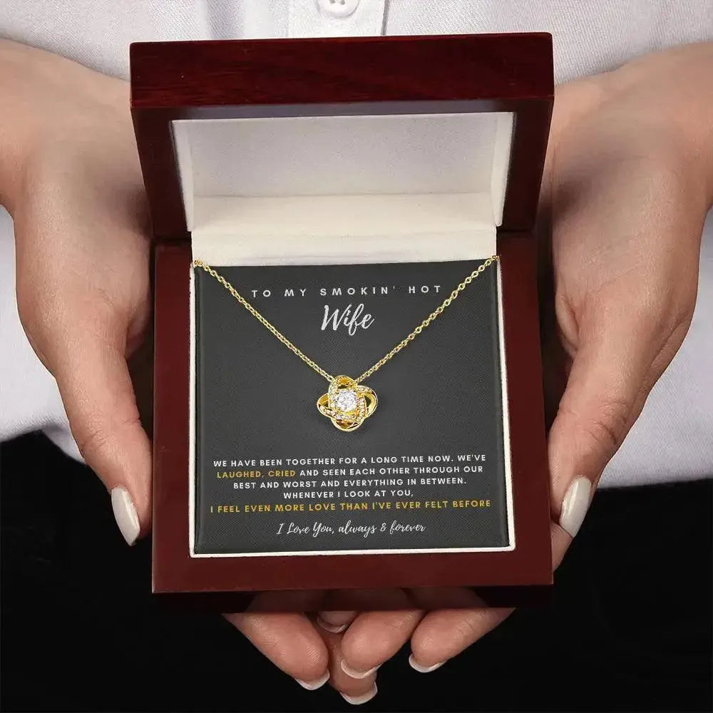 Wife - Did Everything Together - Anniversary Love Necklace - Radiant Memories