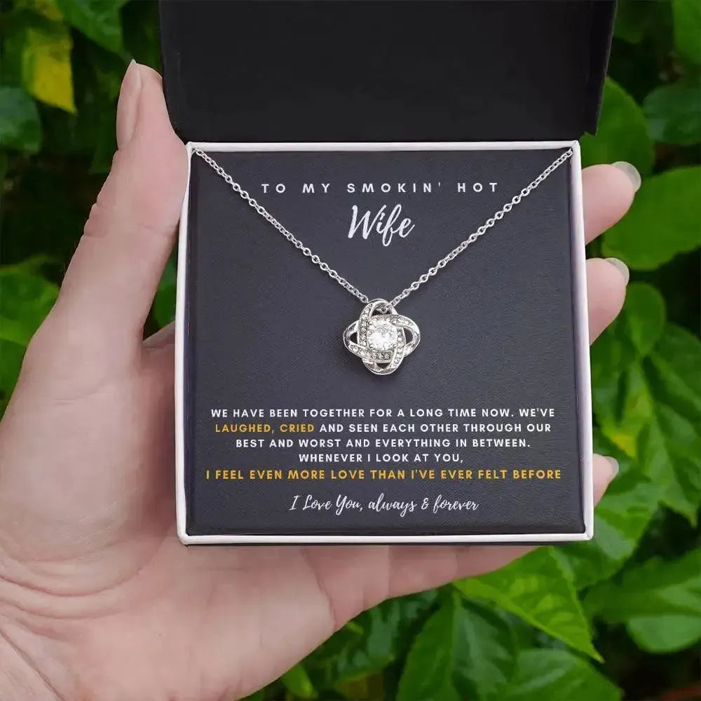 Wife - Did Everything Together - Anniversary Love Necklace - Radiant Memories