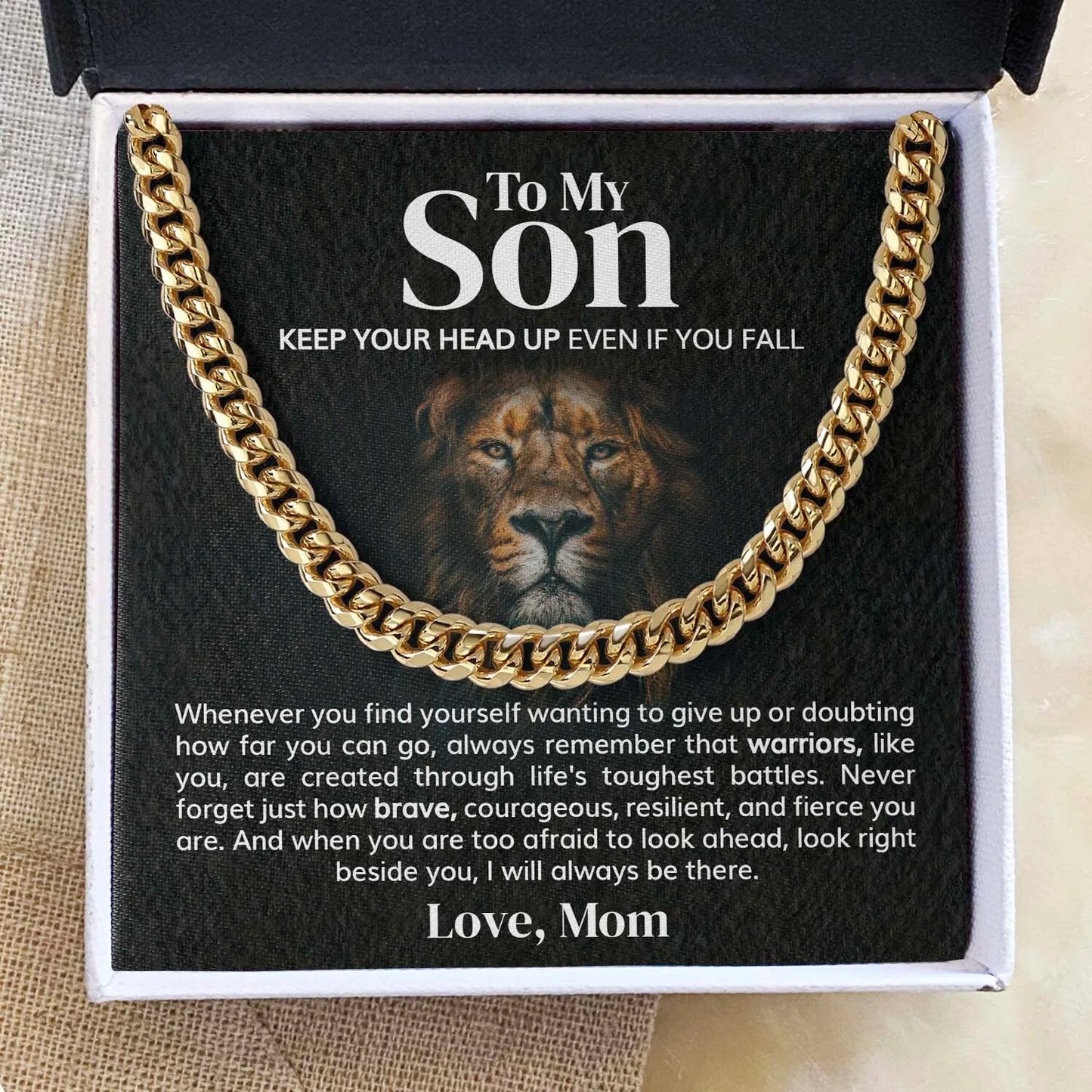 Son - Always Be by Your Side - Lion Necklace