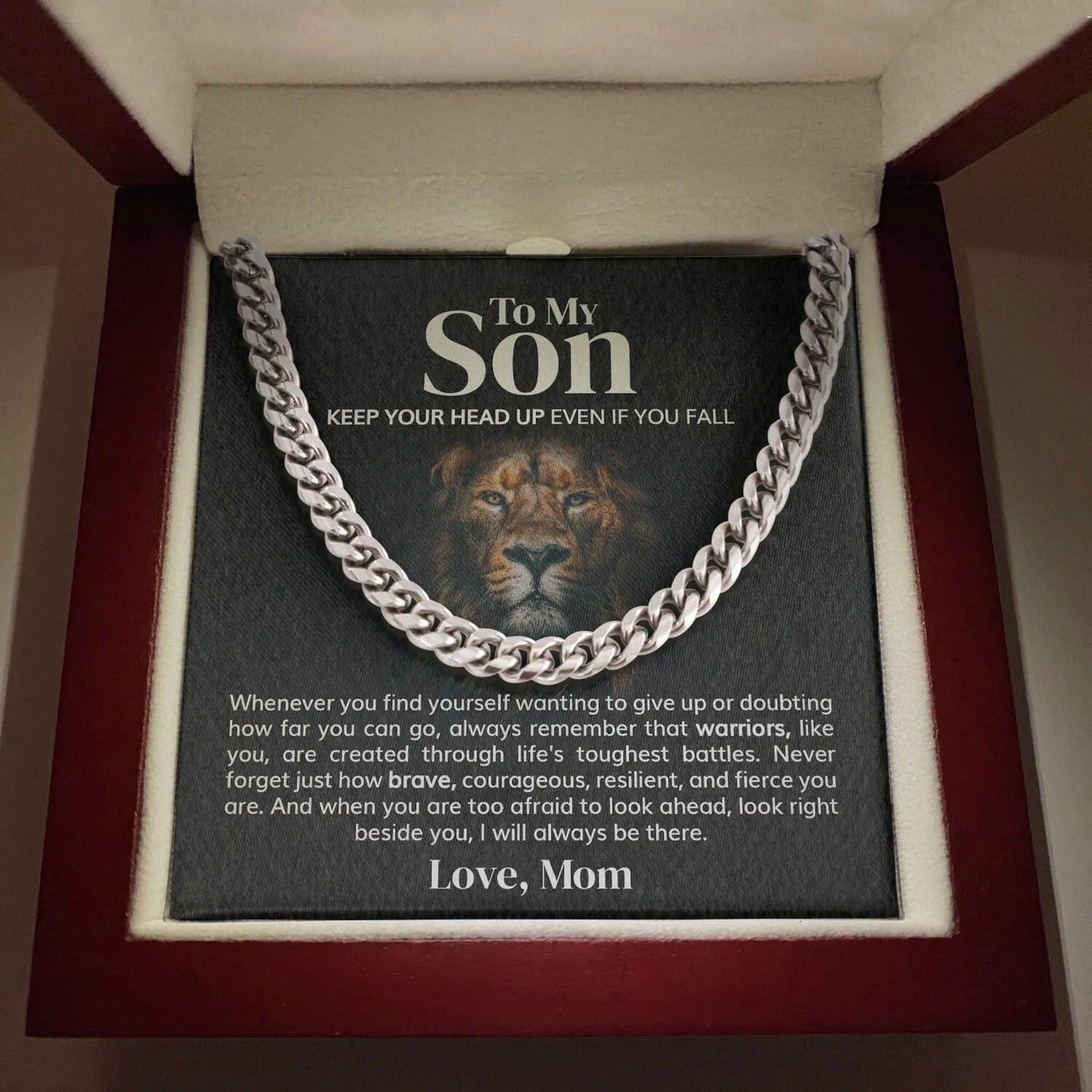 Son - Always Be by Your Side - Lion Necklace