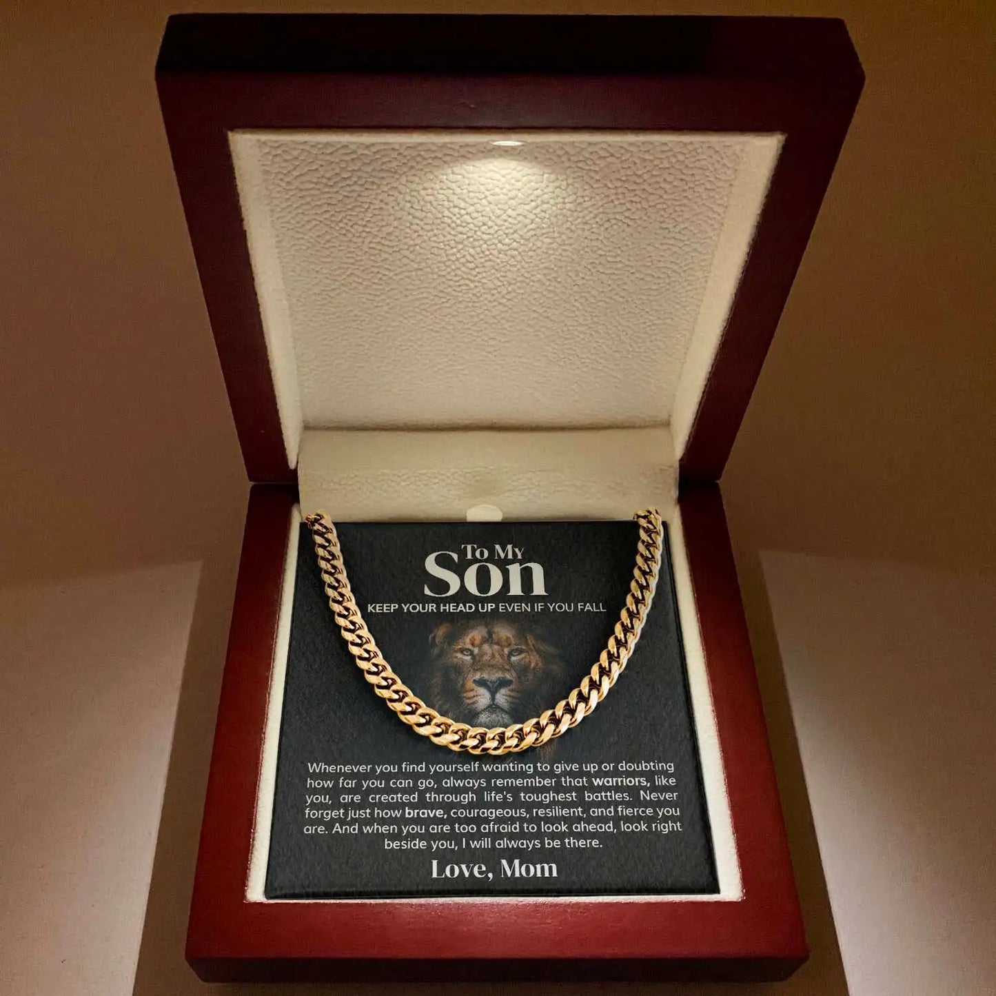 Son - Always Be by Your Side - Lion Necklace