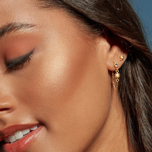Sun and Moon Earrings