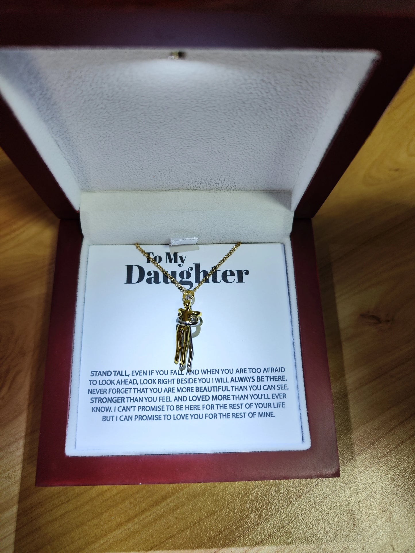 Daughter - Hugs Necklace