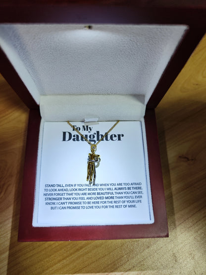 Daughter - Hugs Necklace