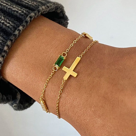 Birthstones Pendant Bracelet