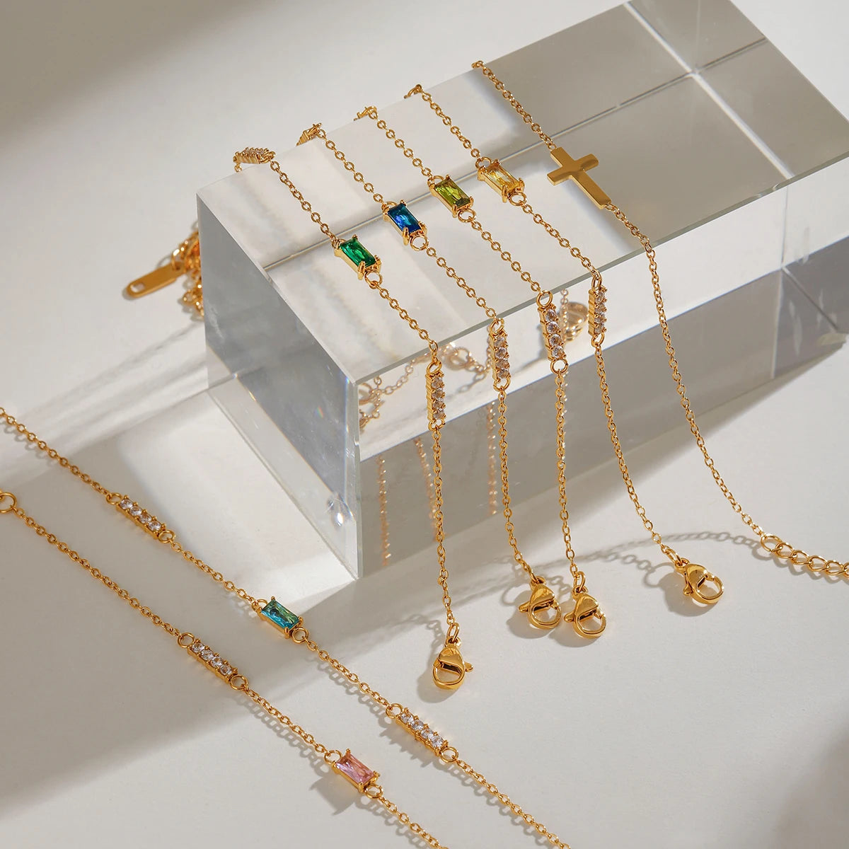 Birthstones Pendant Bracelet
