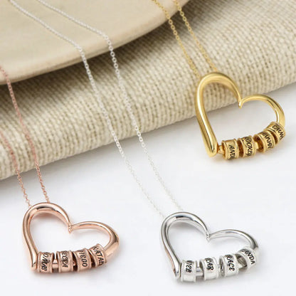 Para la Madre de Nuestros Hijos - La Mejor Mamá del Mundo - Collar de Corazón Personalizable 
