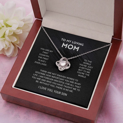 Mom - Taught me Everything - Grateful Necklace