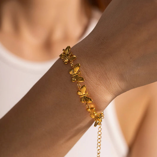 Butterfly Chain Bracelet