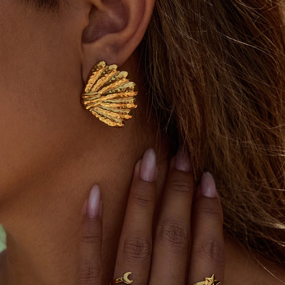 Beach Shells Stud Earrings