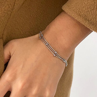 Beaded Chain Bracelet & Necklace