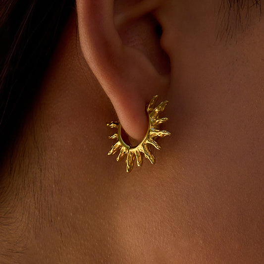 Hollow Sun Earrings