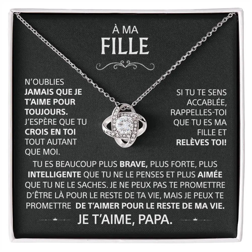 Daughter - Forever Yours - Eternal Love Necklace [French]