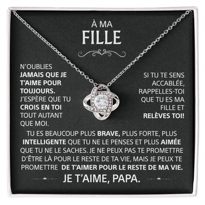 Daughter - Forever Yours - Eternal Love Necklace [French]