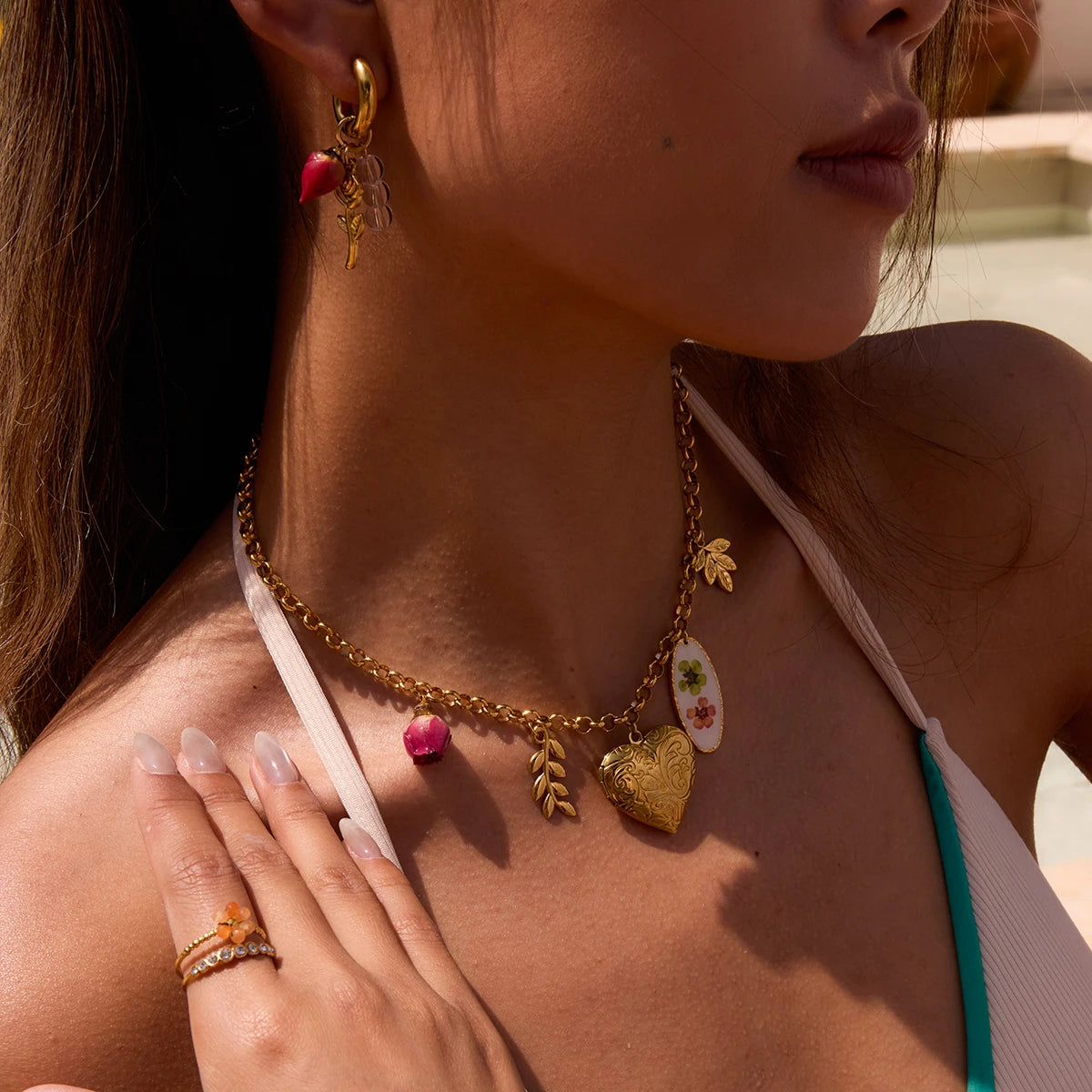 Summer Love Charm Necklace