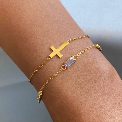 Birthstones Pendant Bracelet